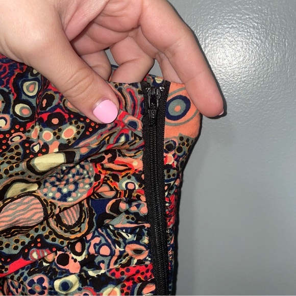 A.L.C. Dani Floral Cotton Cutout Mini Dress in Sangria Multi Size 14 - Picture 8 of 8